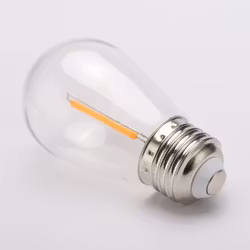 E27 dimbare LED lamp 3V 0,8W 2200K voor onder andere zonne-energieverlichting