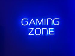 Señal de Neón LED "Zona de Juegos" - 50x23 cm - RGB Completo con control remoto táctil