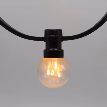 Guirnalda de luces exteriores con luces fijas de 10m o 25m - expandibles