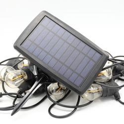 Ljusslinga Solcell utomhus - 20 meter med 20 st utbytbara glödlampor 6 watt