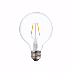 LED-lamppu G80 himmennettävä kirkas 2W 2200K E27