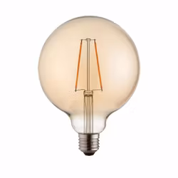 LED-lamppu G80 Amber Lasia 2W 2200K E27