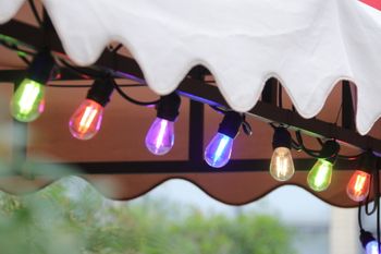 Lampadine da festa 5 pezzi in diversi colori: rosso, giallo, verde, arancione, blu - LED - Dimmerabili - Confezione da 5