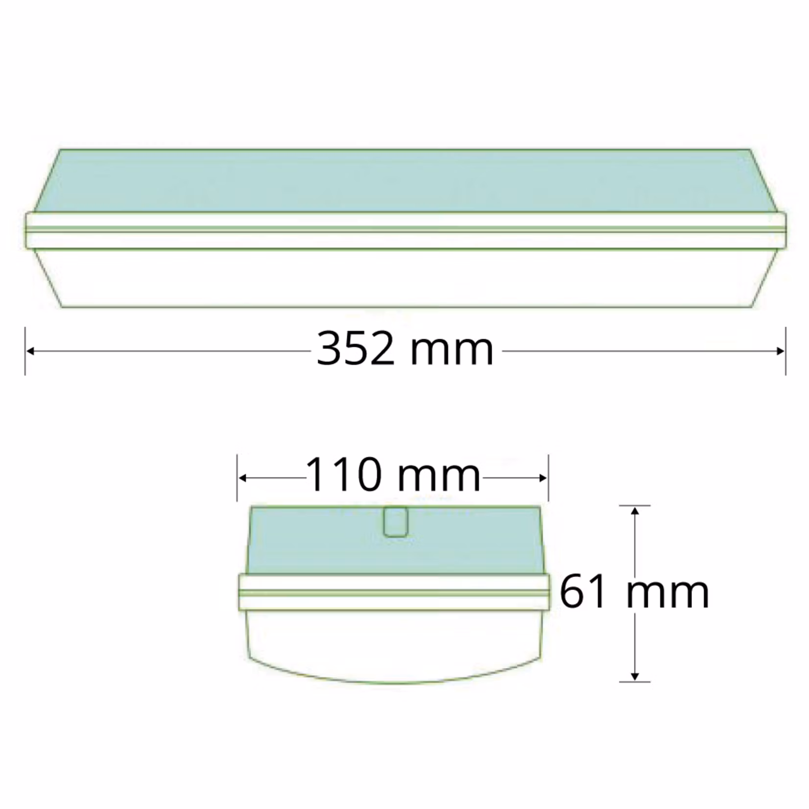 Noodarmatuur 6W opbouw armatuur OTG-GG-9