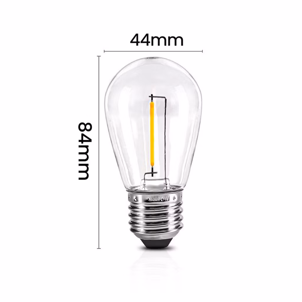 30 pcs - E27 LED-lamppu Himmennettävä 2W - Lämmin valkoinen - 2200K
