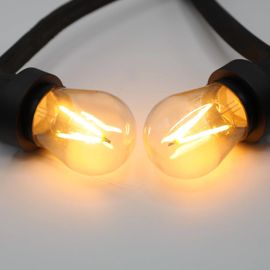 Ekstra varm hvid E27 LED-lampe - 3 watt - 2000K - dæmpbar