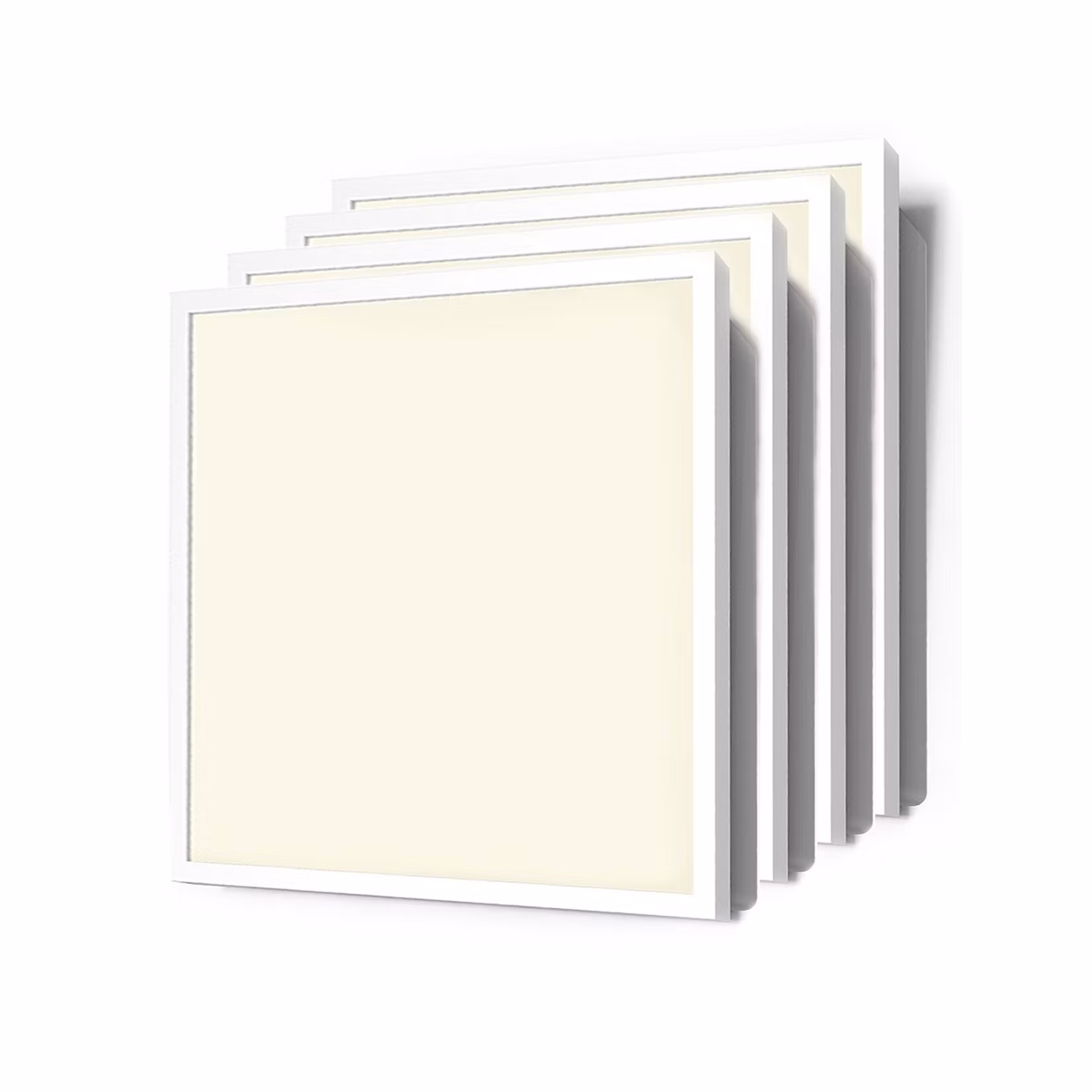 Set med 4 LED-paneler 60x60cm - 30W, 3000K - 114lm/W