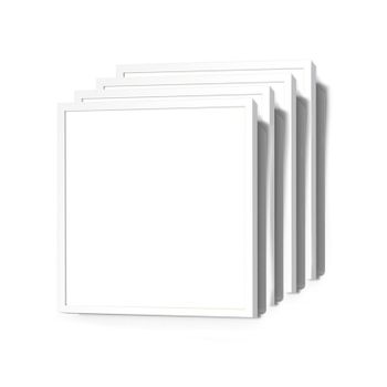 Set med 4 st LED-paneler 62x62cm - UGR - Dimbara