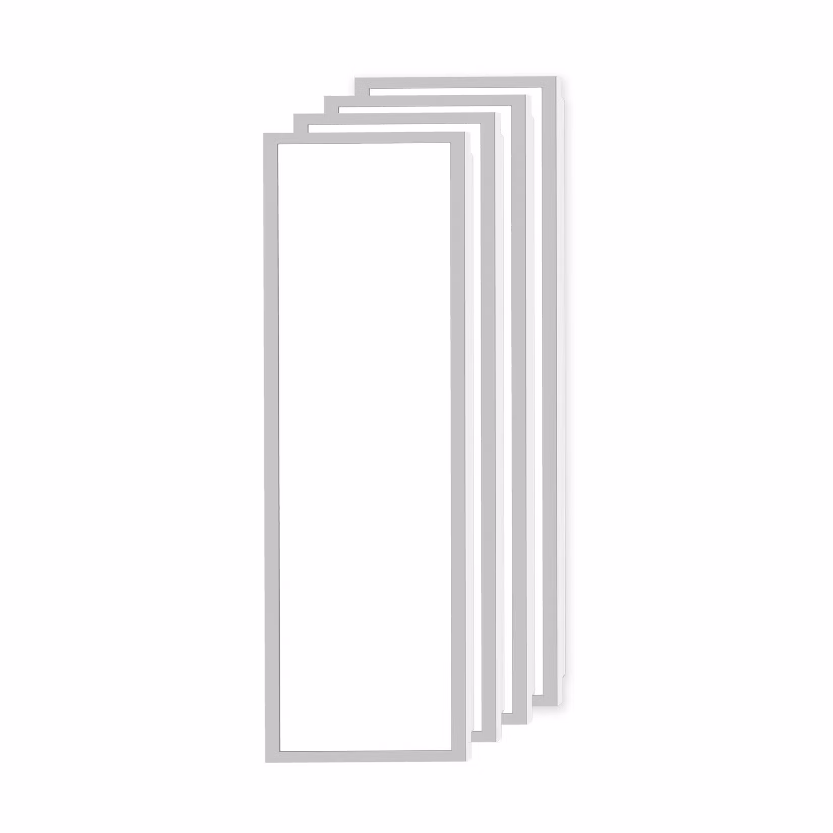 Set med 4 st LED-paneler 30x120cm, UGR