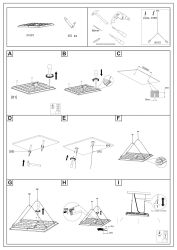 LED-panel upphängningsset