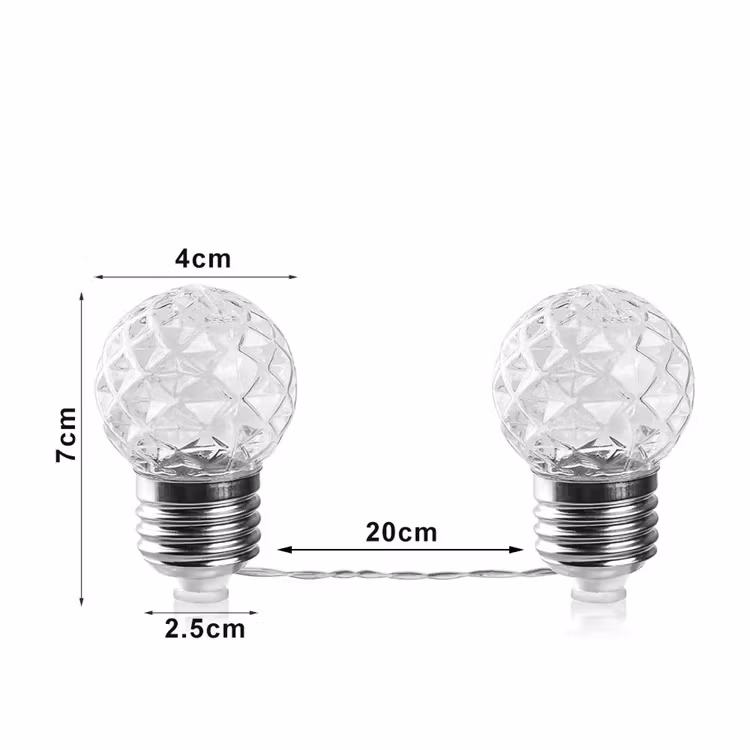 Decorative Solar-Powered Outdoor String Lights with 20 Lamps – Ezra