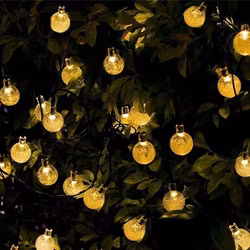 Solar-Powered Decorative String Lights - 12 Meters 100 Lamps – Rowan