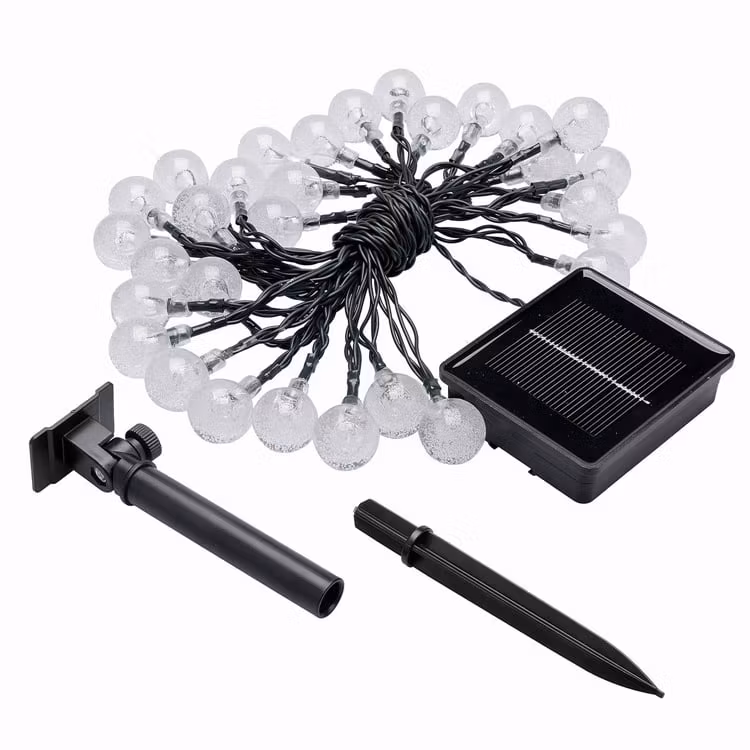 Solcelledrevet dekorativ lysslynge - 12 meter 100 lamper – Rowan