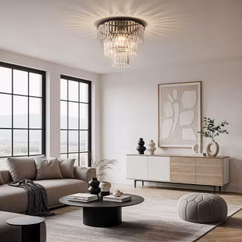 Lyxig taklampa med klart glas - Royce