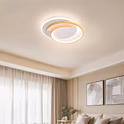 Design taklampa 2-ljus Reza med dimbara LED-lampor – rund