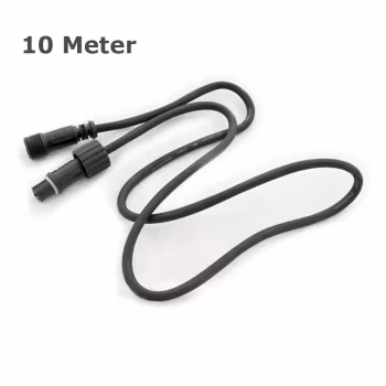 10 m Verlängerungskabel für Eiszapfenbeleuchtung – Stecker/Buchse