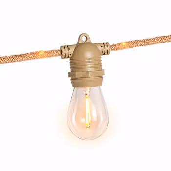 LY Sweden Premium Ljusslinga inomhus i rep 5–10 m med inbyggda LEDs – E27 2200K