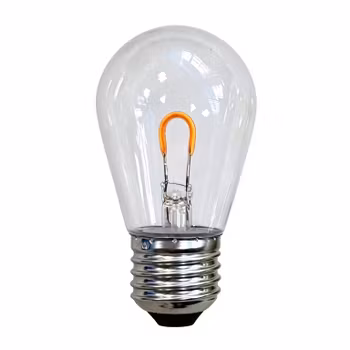 LY Sweden E27 LED Bulb 1W S14 2000K – U-Shaped Filament, Clear
