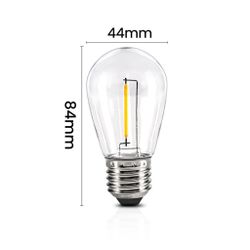 LY Sweden E27 LED lampa Dimbar 2W - Varmvit - 2200K