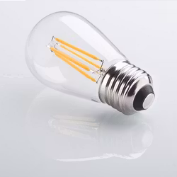 LY Sweden E27 LED-lamppu, himmennettävä 3W - Lämmin valkoinen - 2200K - Neljä hehkulankaa
