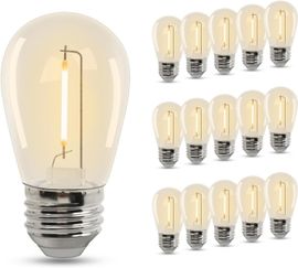 LY Sweden E27 dæmpbar LED-pære 24V - 1W 2200K til solcellebelysning