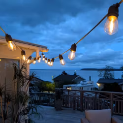 LY Sweden Premium Solar String Lights - 20-50 meters with replaceable solar lamps - built-in dimmer and remote control