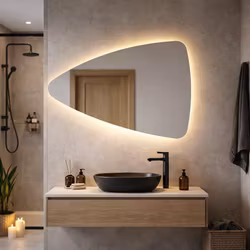 Vitra badrumsspegel 90 x 60 cm – dimbar, färgjusterbar och med inbyggd värmefunktion