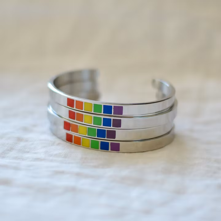 Armband stål PRIDE