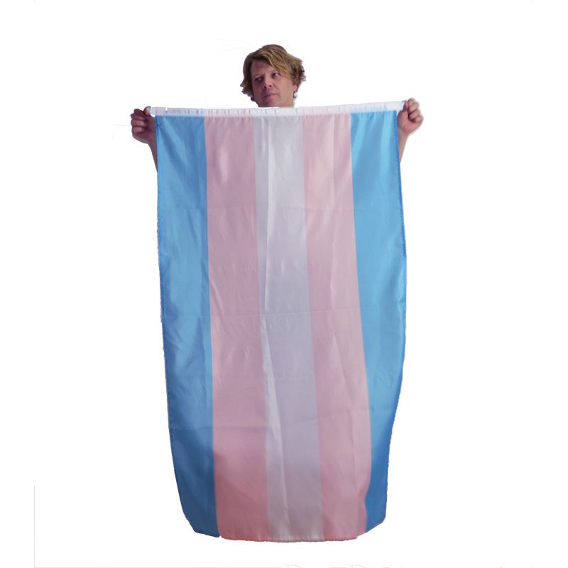 Flagga TRANS 90 x 150 cm
