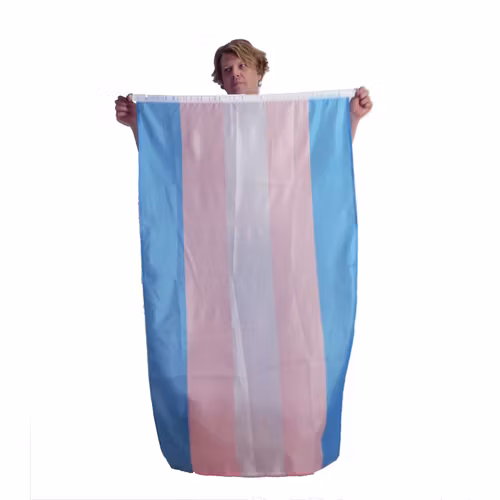 Flagga TRANS 90 x 150 cm