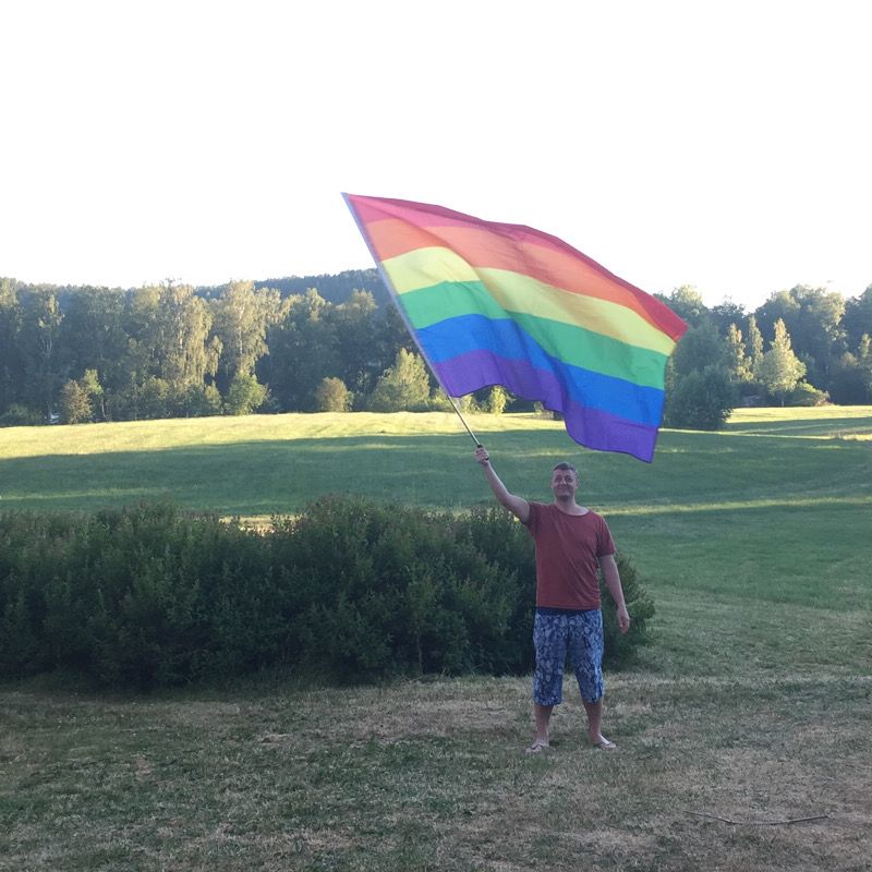Flagga inkl. Teleskop Pride 150 x 230