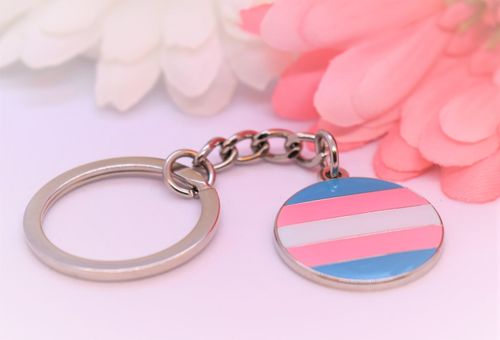 Nyckelring rund TRANSEXUELL