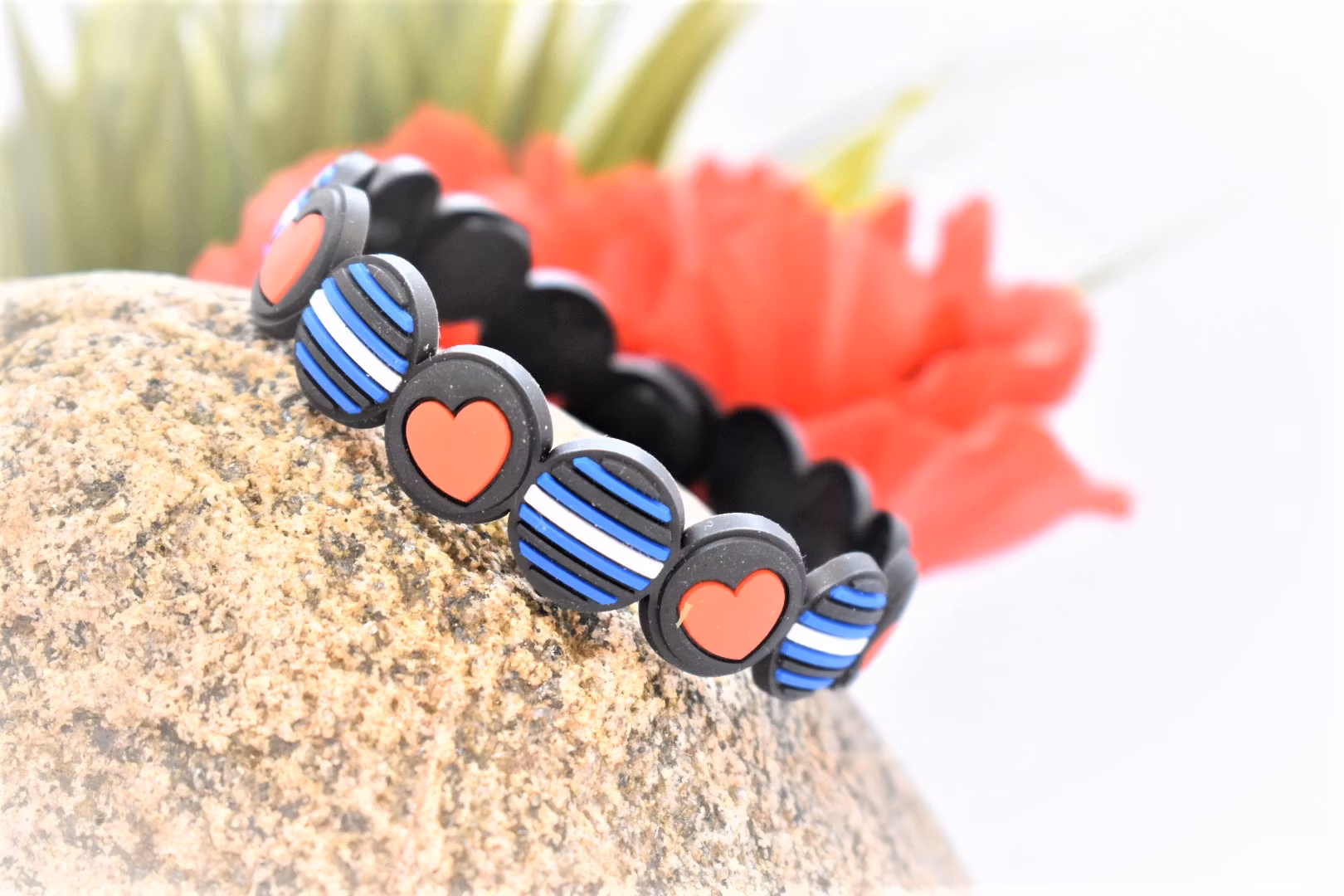 Armband silikon LÄDER
