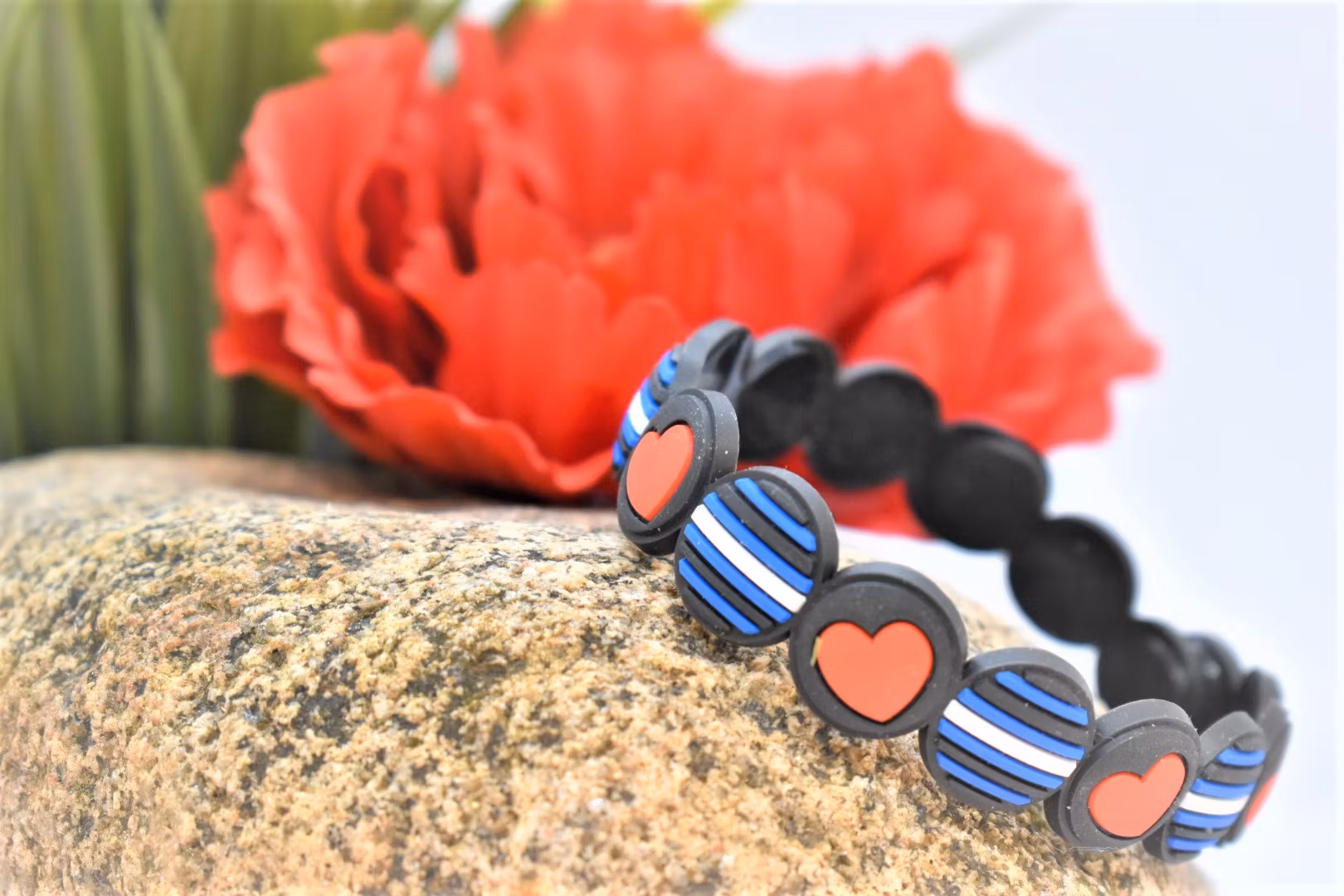 Armband silikon LÄDER