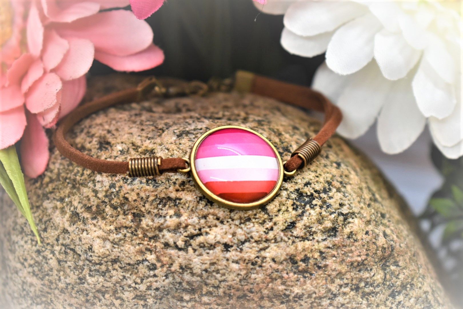 Armband Läder LESBISK