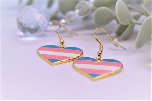 Örhängen hjärta TRANS