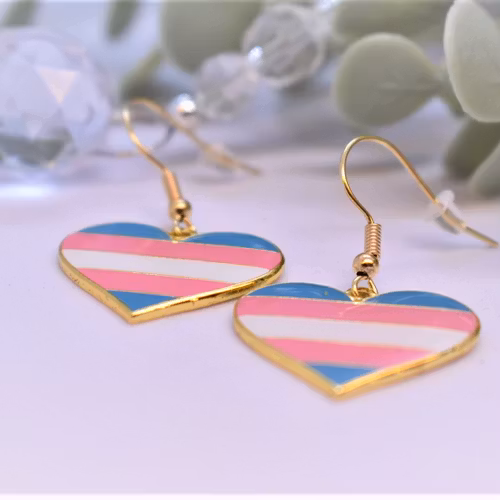 Örhängen hjärta TRANS