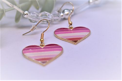 Örhängen hjärta LESBISK