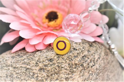 Pin rund INTERSEX