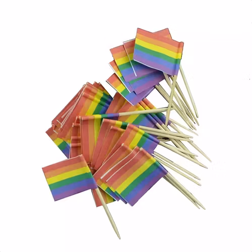 Tårt/cocktailflagga PRIDE