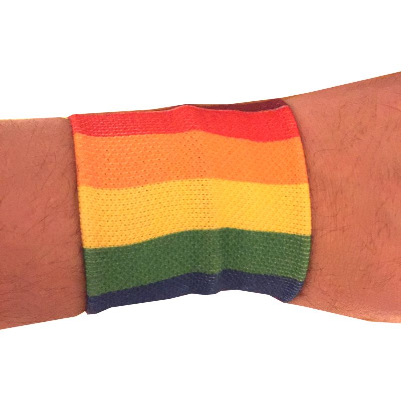 Svettarmband i PRIDE färger