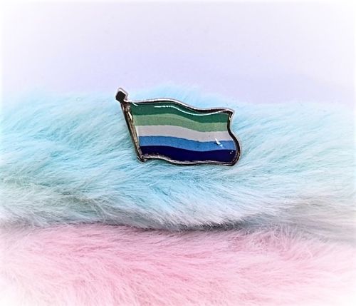 Pin liten flagga GAY MAN