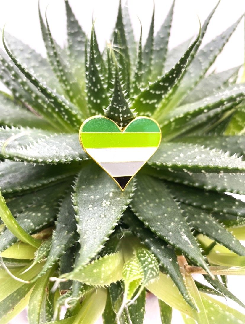 Pin hjärta AROMANTISK