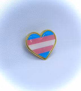 Brosch hjärta TRANS