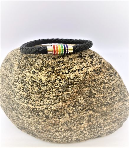 Läderarmband PRIDE (storlek small)