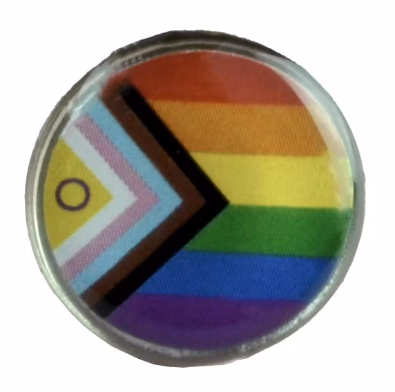 Pin rund - INTERSEX PROGRESS PRIDE