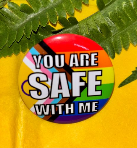 Badge You are safe with me