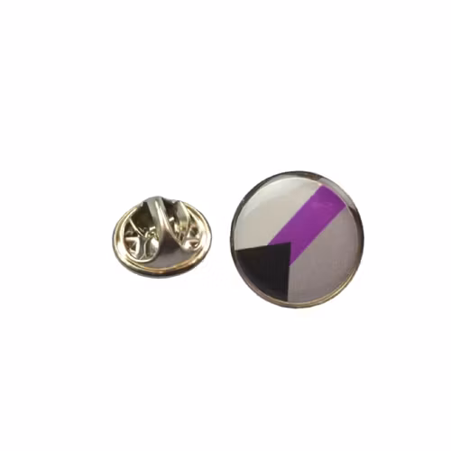 Pin rund Demisexuell