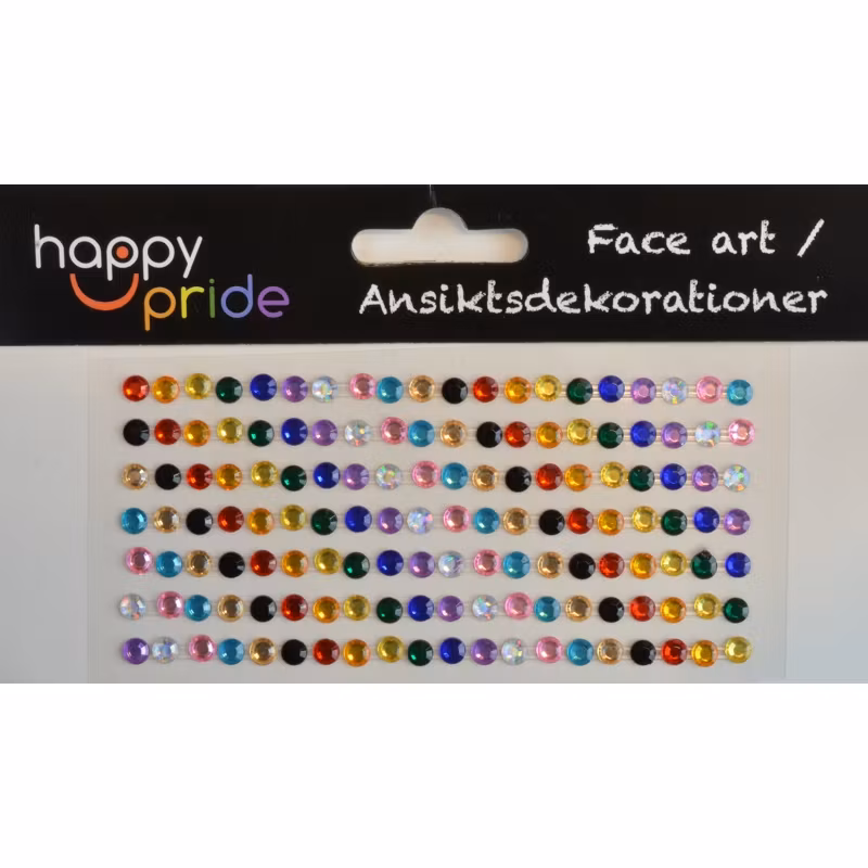 Face Jewels - Stora rhinestones