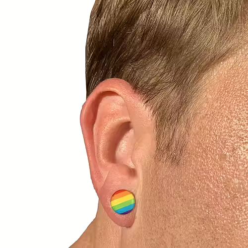 Örhängen runda PRIDE
